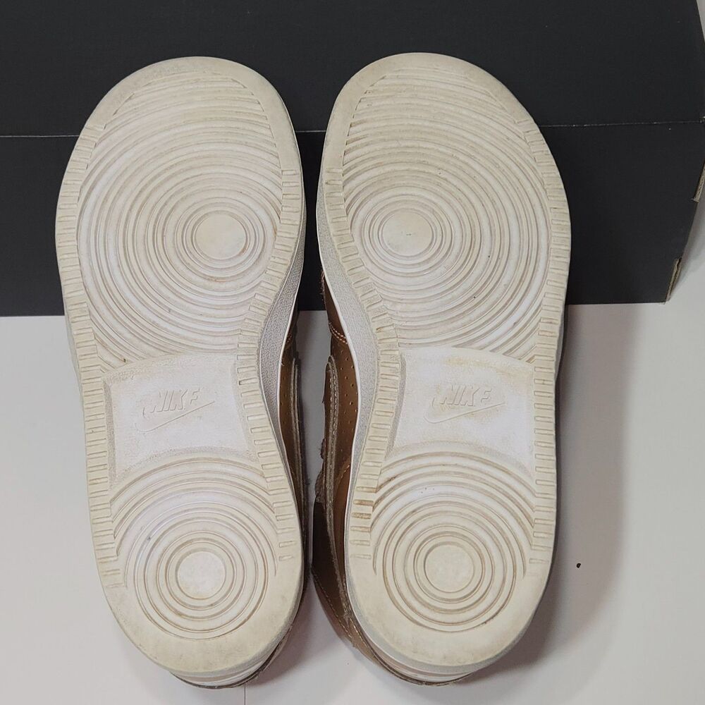 Nike Son of Force Mid Sneakers Metallic Bronze White Women's Size 7.5 Rose Gold - Picture 8 of 8